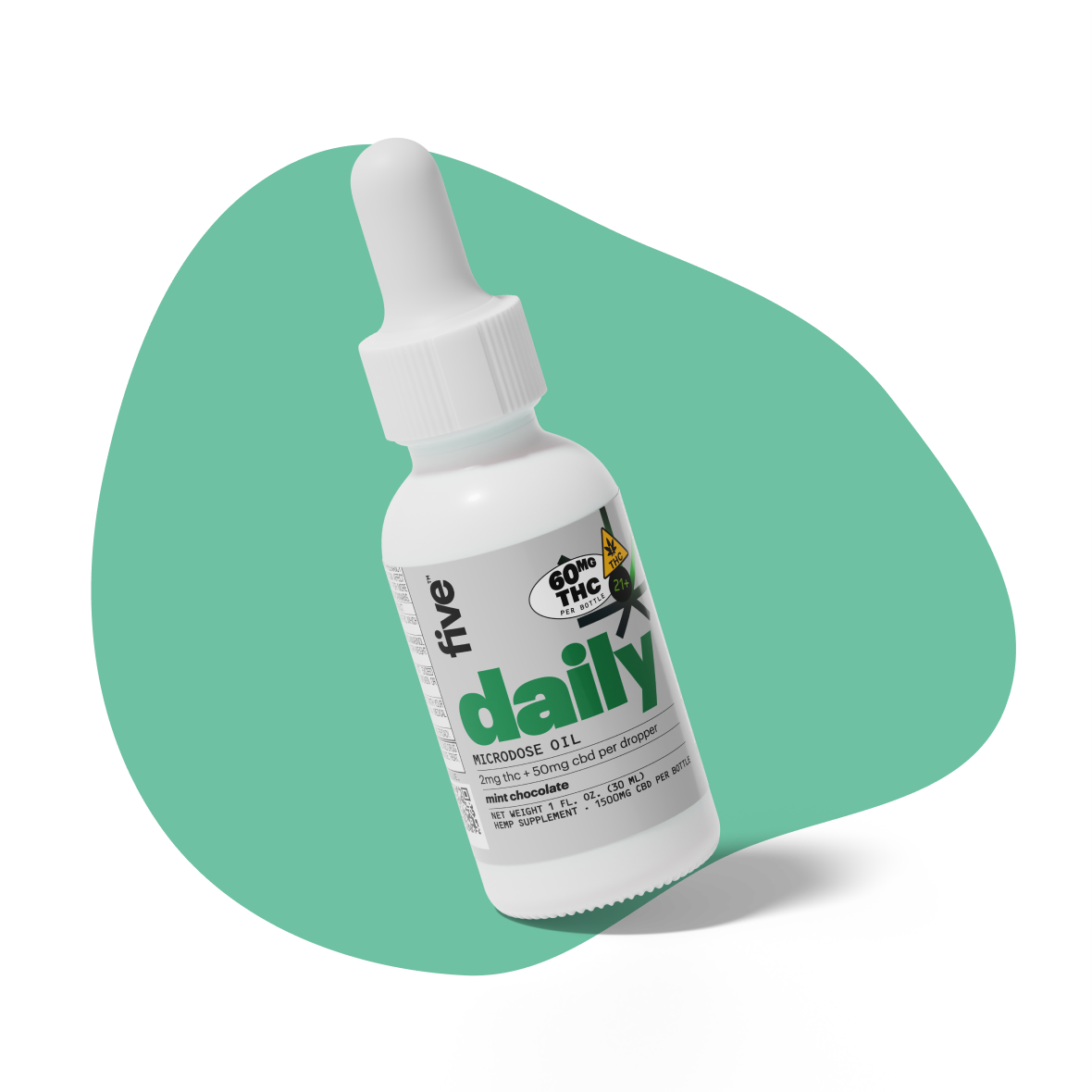 daily mint choco thc + cbd drops