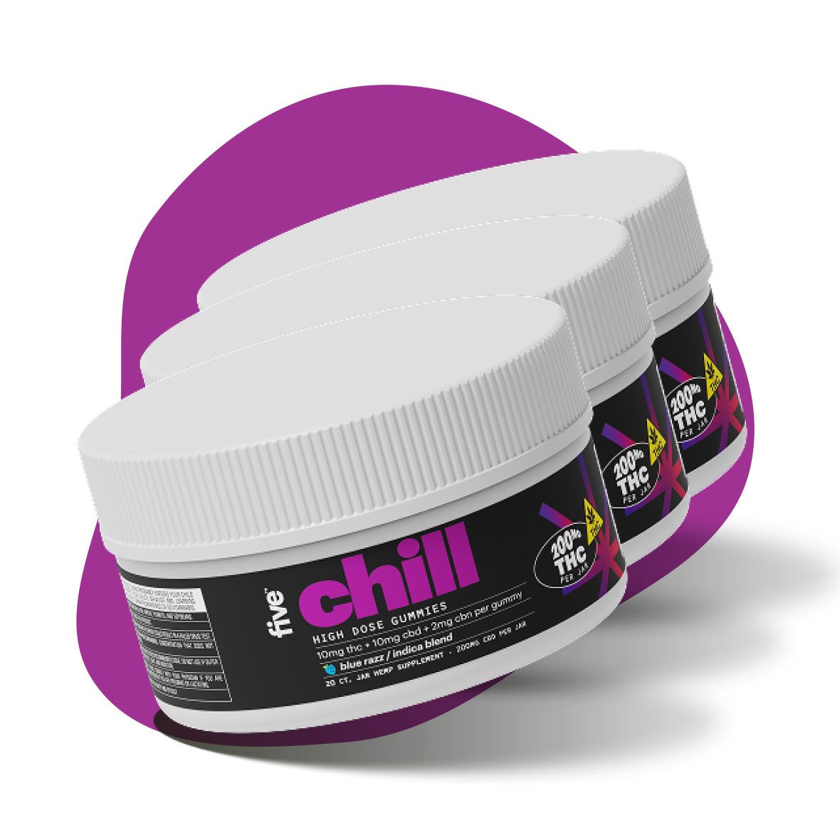 indica chill 10mg thc gummies