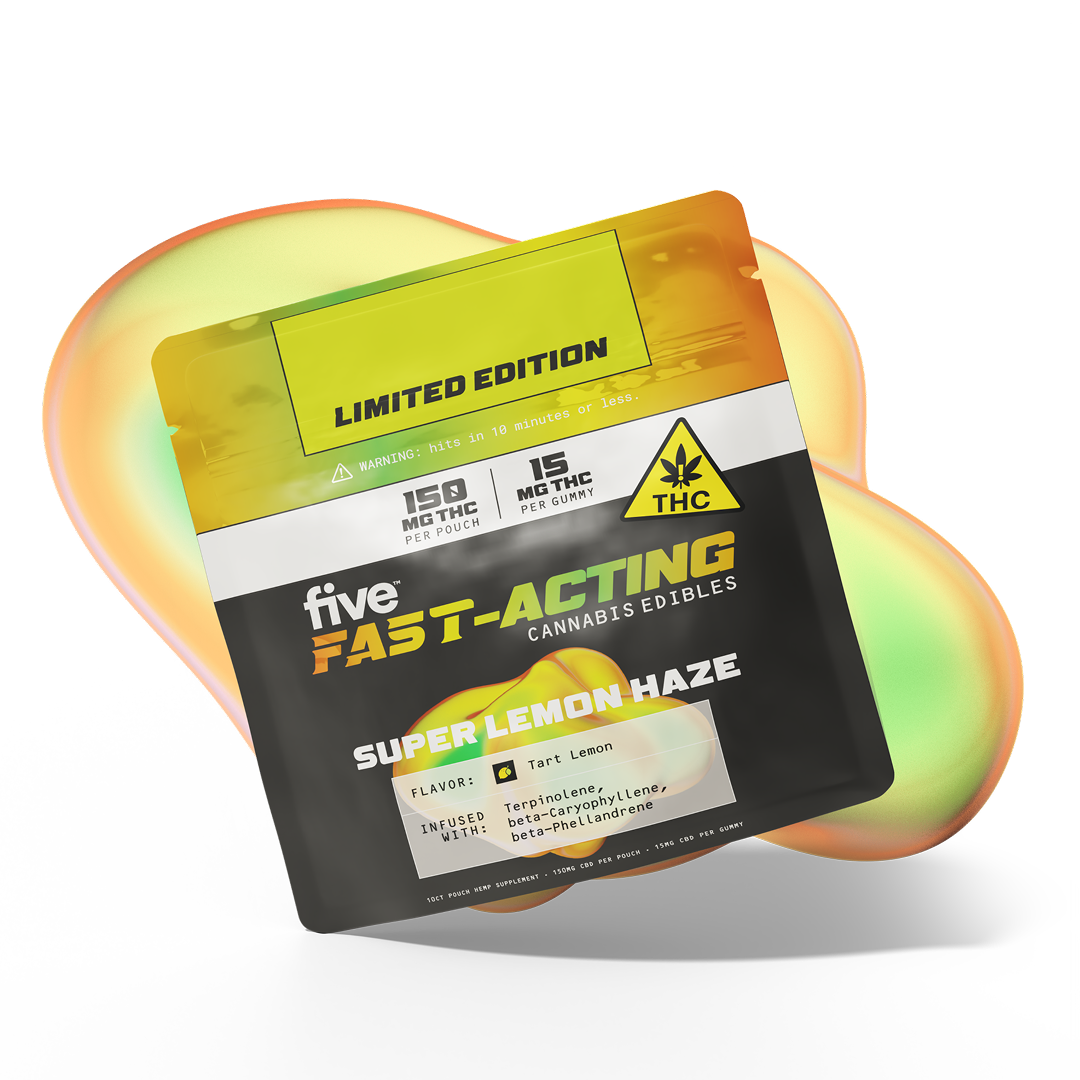 Five QuickHits Gummies - Super Lemon Haze