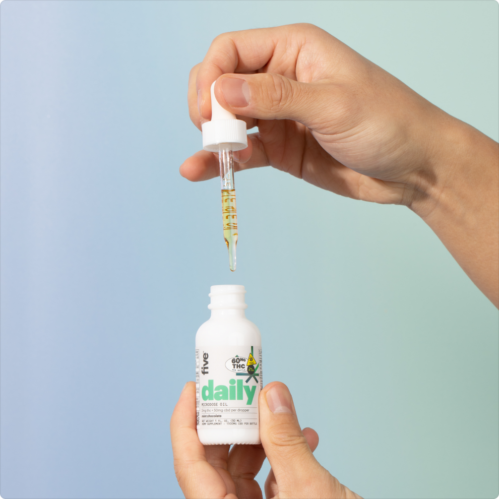 Mint Chocolate THC + CBD Drops by Five – EnjoyFive.com