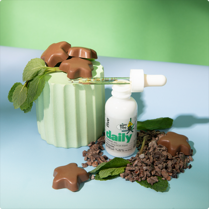 daily mint choco thc + cbd drops