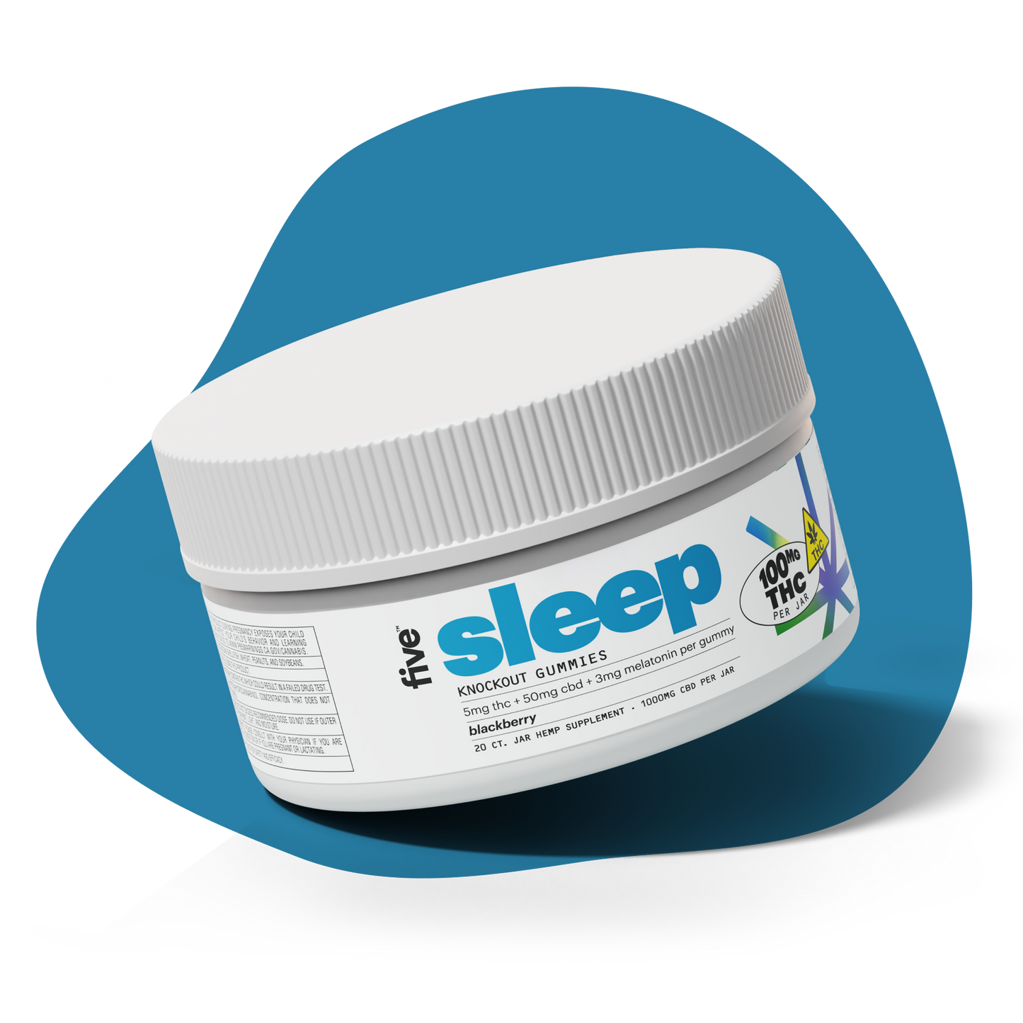 knockout sleep thc + cbd gummies