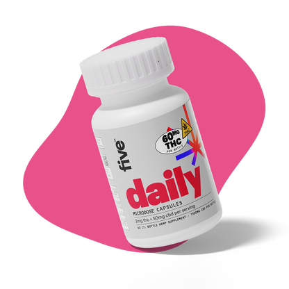 daily microdose thc + cbd capsules