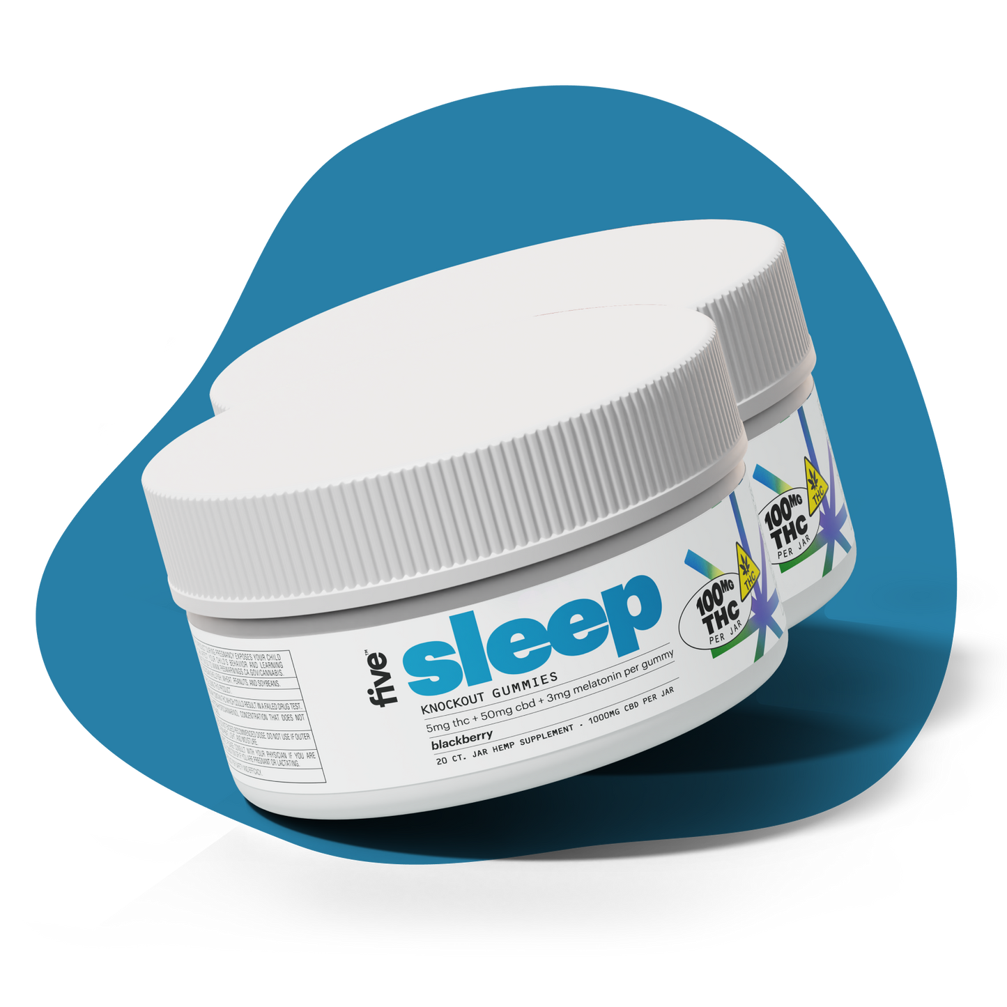 knockout sleep thc + cbd gummies