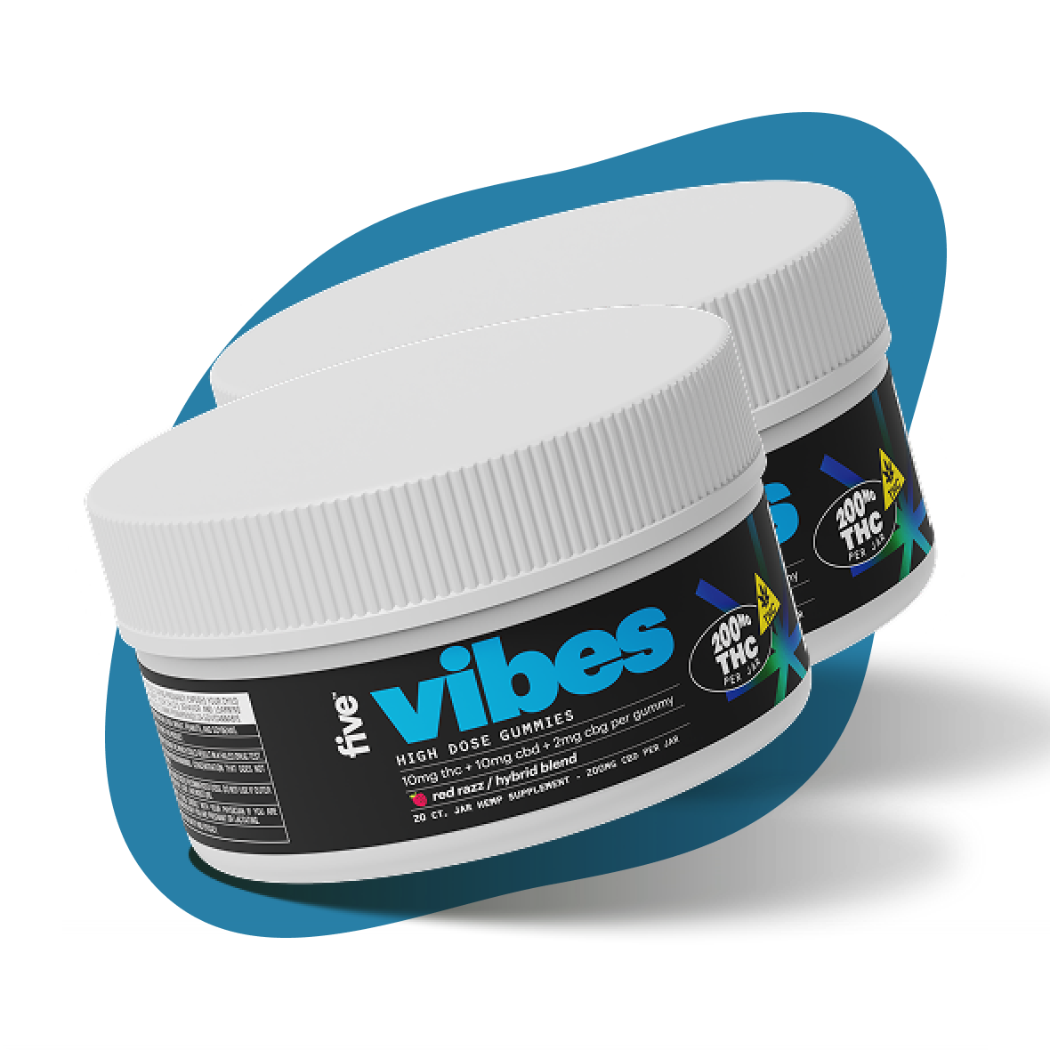 hybrid vibes 10mg thc gummies