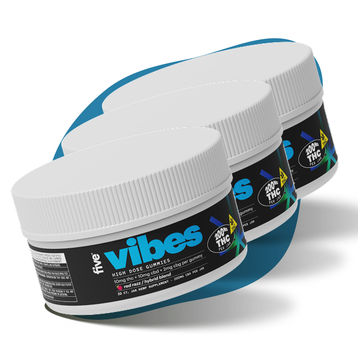 hybrid vibes 10mg thc gummies