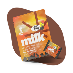 high dose toffee thc milk chocolates