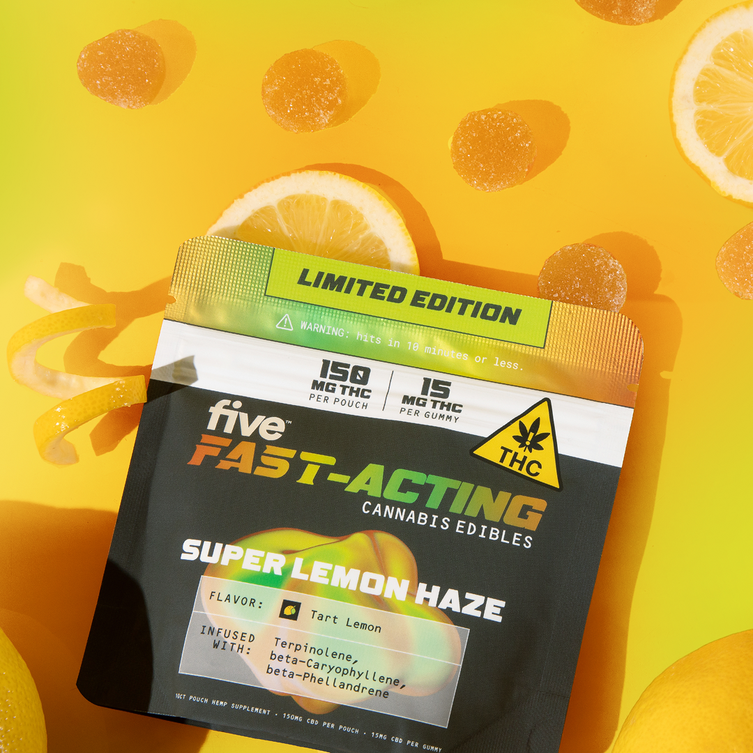 Super Lemon Haze Fast Acting 15mg THC Gummies – EnjoyFive.com