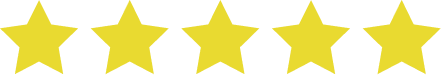 Five yellow stars rating